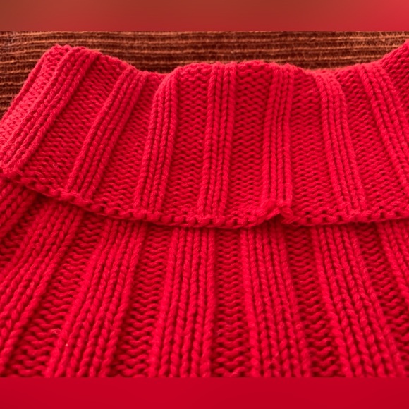 Orange Turtleneck Sweater - Picture 6 of 11